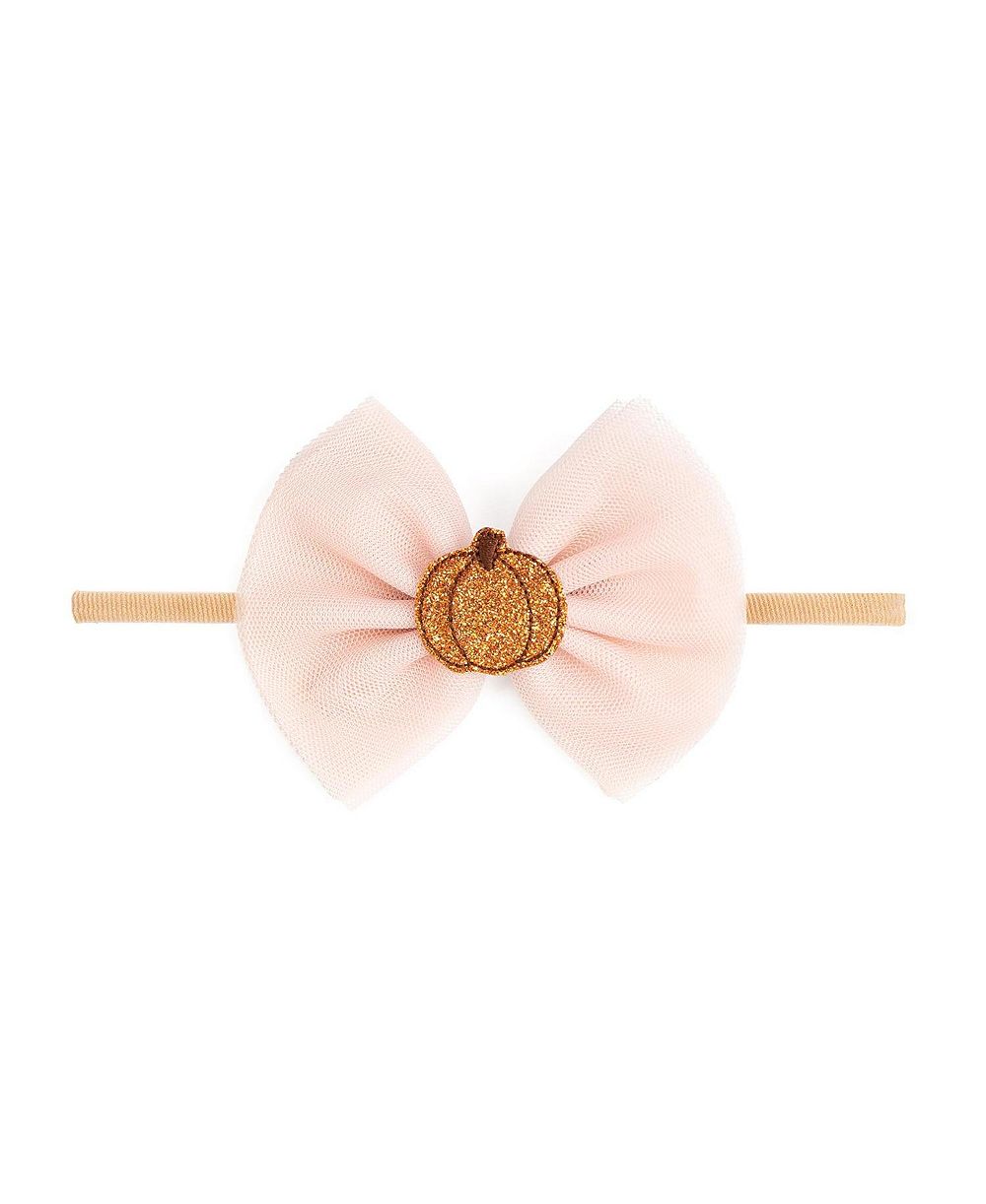 Детская повязка на голову Sweet Wink Pumpkin Tulle Bow для новорожденных