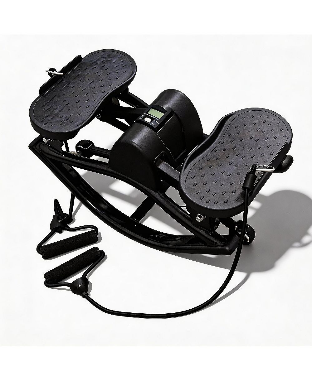 SEVORLEY Mini Stair Stepper with LED Display, Compact Low-Noise Hydraulic Climbing Exercise Machine for Home Fitness