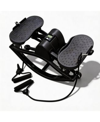 SEVORLEY Mini Stair Stepper with LED Display, Compact Low-Noise Hydraulic Climbing Exercise Machine for Home Fitness