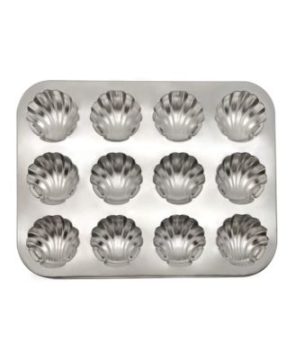 Fox Run Stainless Steel 10.5" Scallop Shell Madeleine Pan
