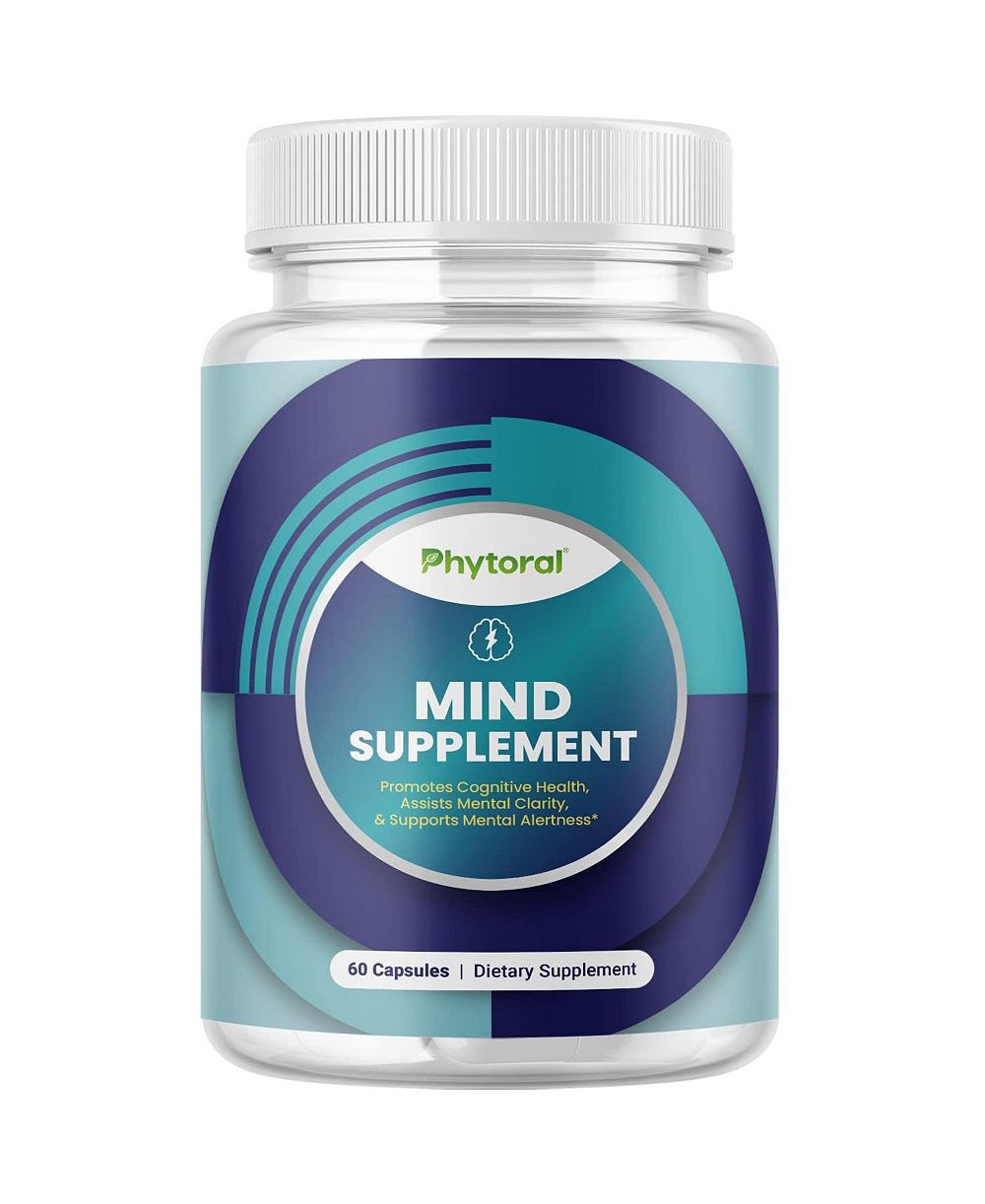 Phytoral Nootropic Supplement with Bacopa, DMAE, Glutamic Acid and B Vitamins, 60 Capsules