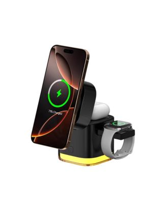 Artudatech 5-in-1 Qi2 Wireless & 30W Fast Charging Station, Compatible with iPhone, Apple Watch, and AirPods