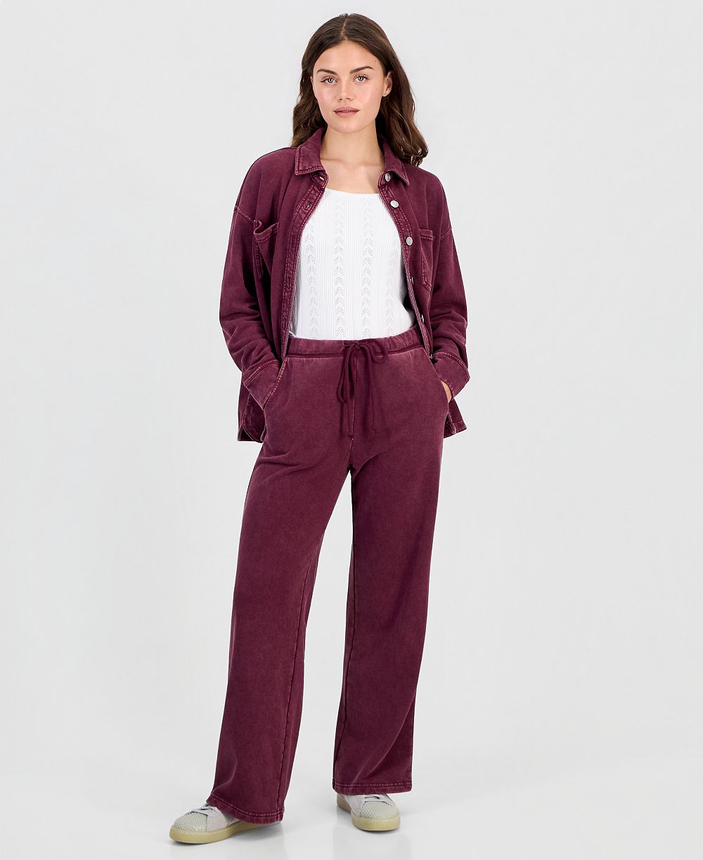 Брюки And Now This Petite French Terry Wide-Leg