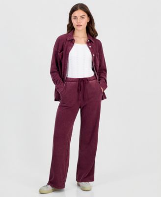 Брюки And Now This Petite French Terry Wide-Leg