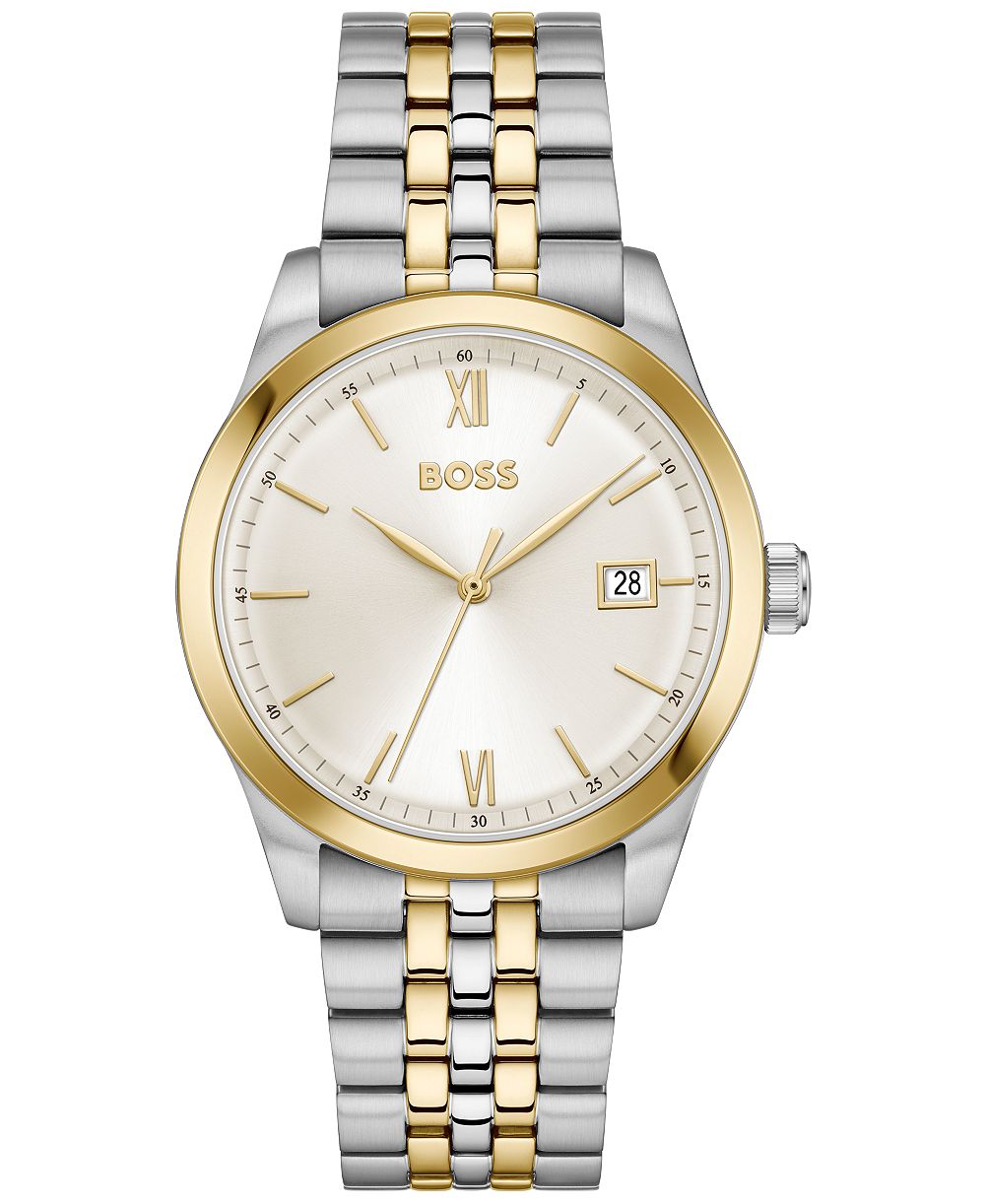 Hugo Boss Men's Langford Quartz Two-Tone Stainless Steel Watch 39mm