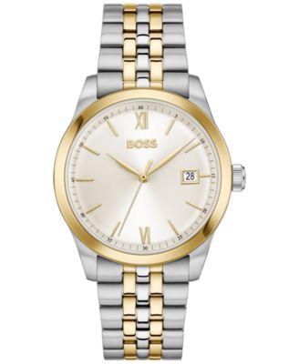 Мужские часы Hugo Boss Langford Quartz Two-Tone Stainless Steel, 39mm
