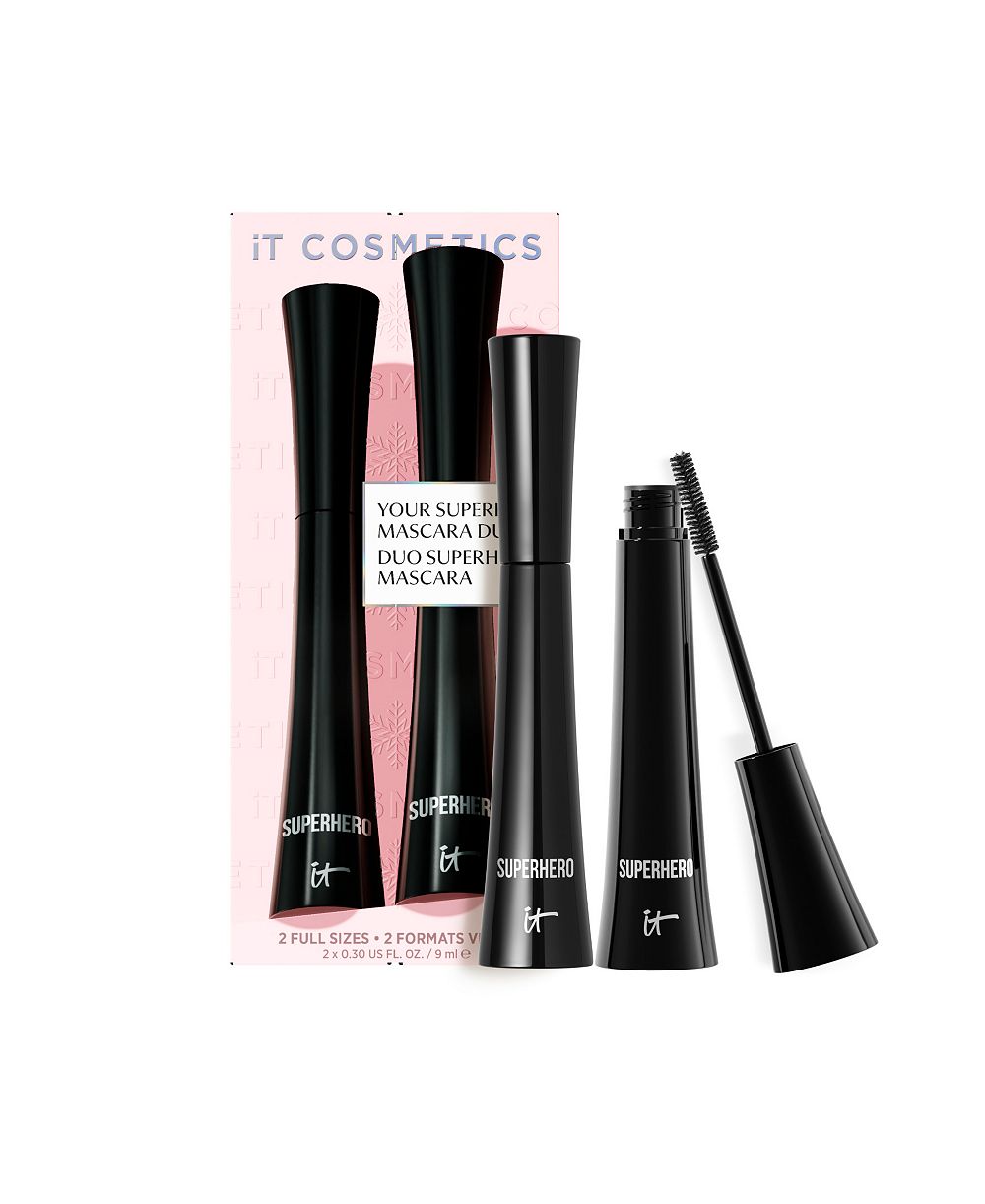 Подарочный набор туши IT Cosmetics Superhero Volumizing Mascara Duo, 2 шт