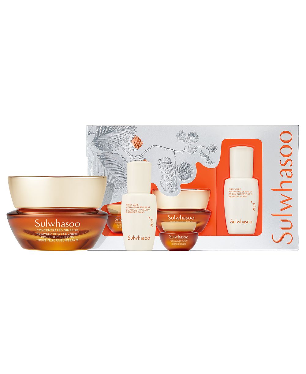 Набор из 3 средств Concentrated Ginseng Rejuvenating Eye Cream, Sulwhasoo