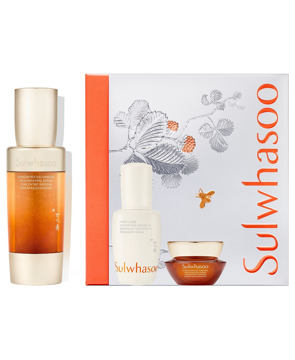 Sulwhasoo набор из 3 предметов Concentrated Ginseng Rejuvenating Serum