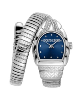 Roberto Cavalli Women's Aurora Quartz  Stainless Steel Bracelet Watch