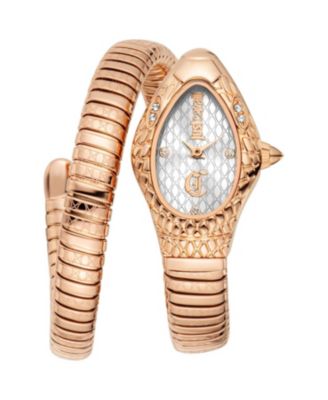 Just Cavalli Women's Vetra Quartz IP Stainless Steel Bracelet Watch