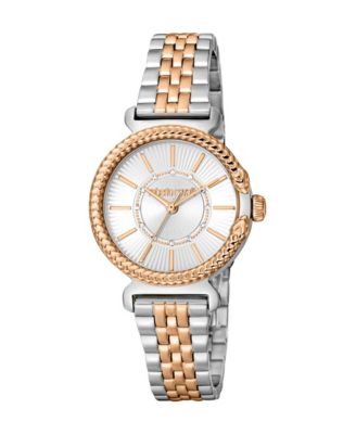 Roberto Cavalli Women's Snake Core Quartz  Stainless Steel Bracelet Watch