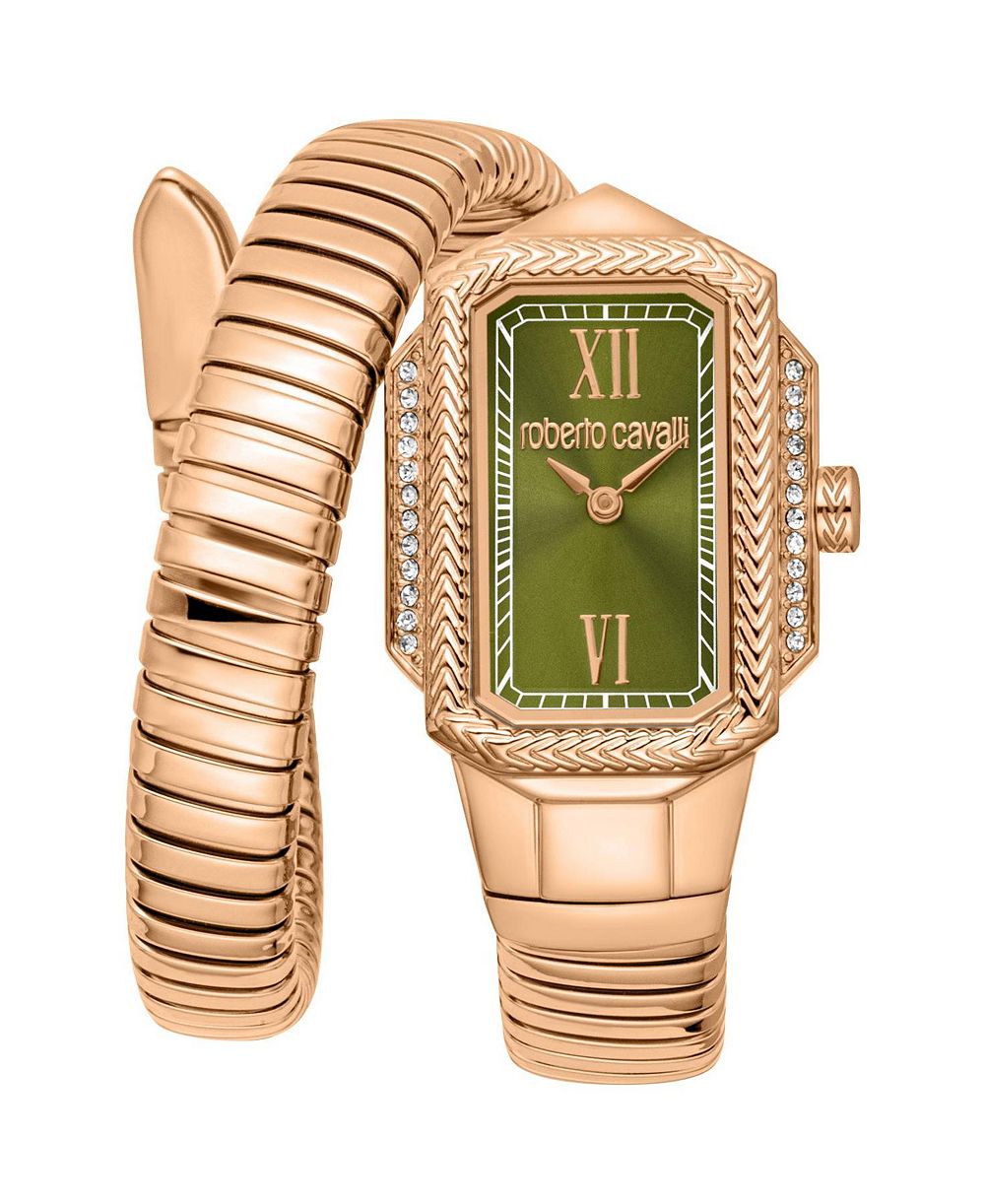 Женские наручные часы Roberto Cavalli Vera Quartz IP Stainless Steel Bracelet