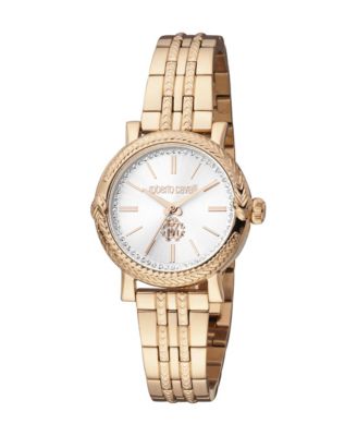 Roberto Cavalli Women's Core Quartz IP Stainless Steel Bracelet Watch