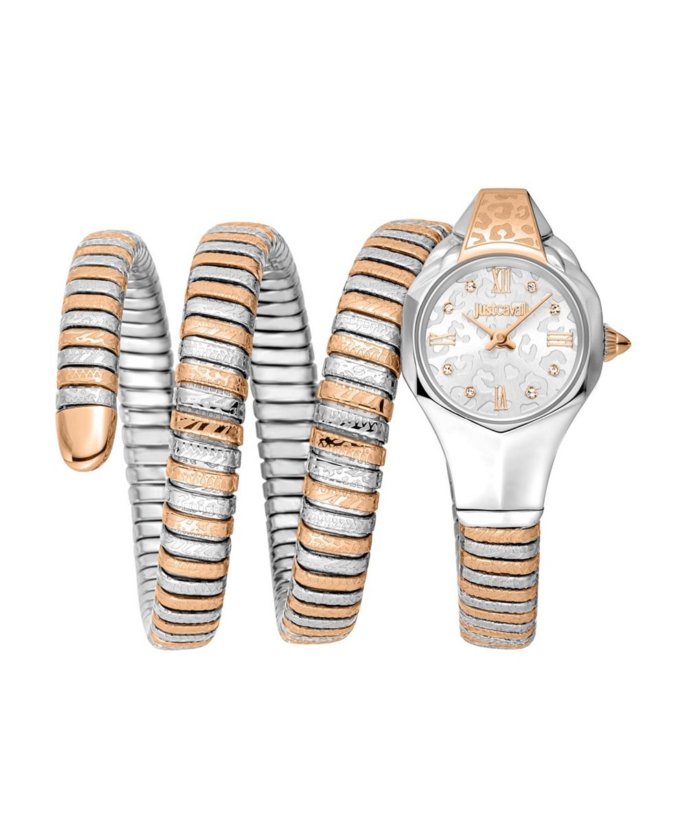 Just Cavalli Женские наручные часы Reptilia Quartz Two Tone Stainless Steel