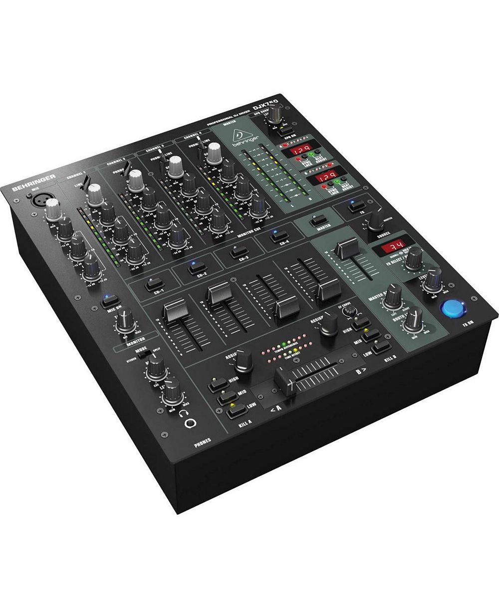 Behringer DJX750 цифровой микшер DJ на 5 каналов с эффектами и счетчиком BPM