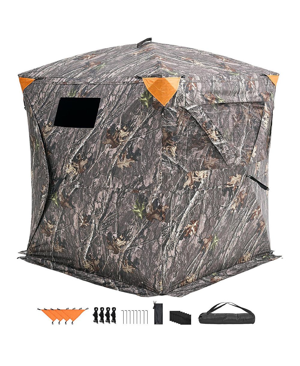 SUGIFT 270degree(s) 2-3 Person Pop Up Deer Hunting Blind Tent with Carrying Bag and 3 Horizontal Windows