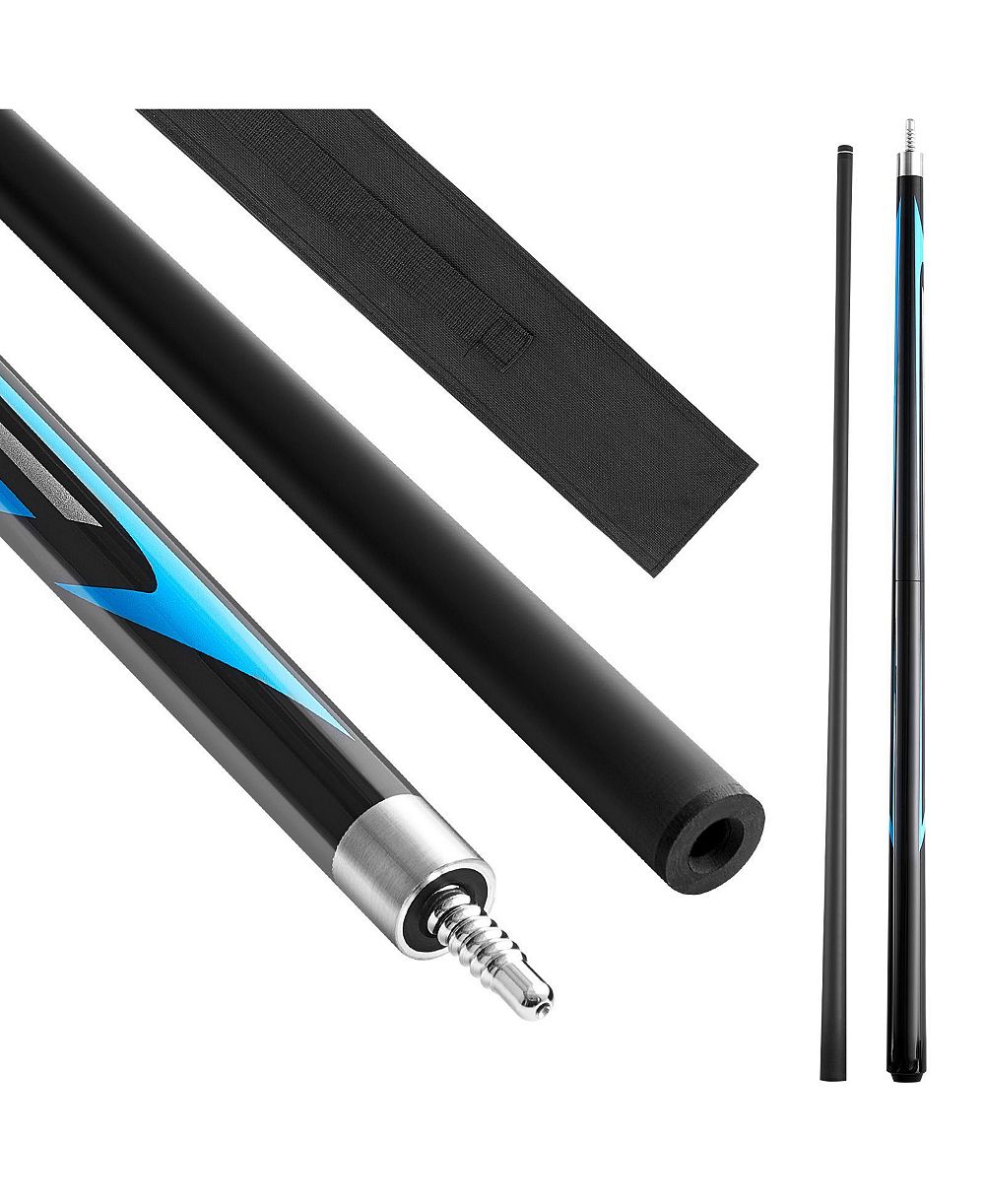 SUGIFT 1-Piece 58 in 19.5 oz Jump Break Pool Cue with Carbon Fiber Shaft and Maple Butt