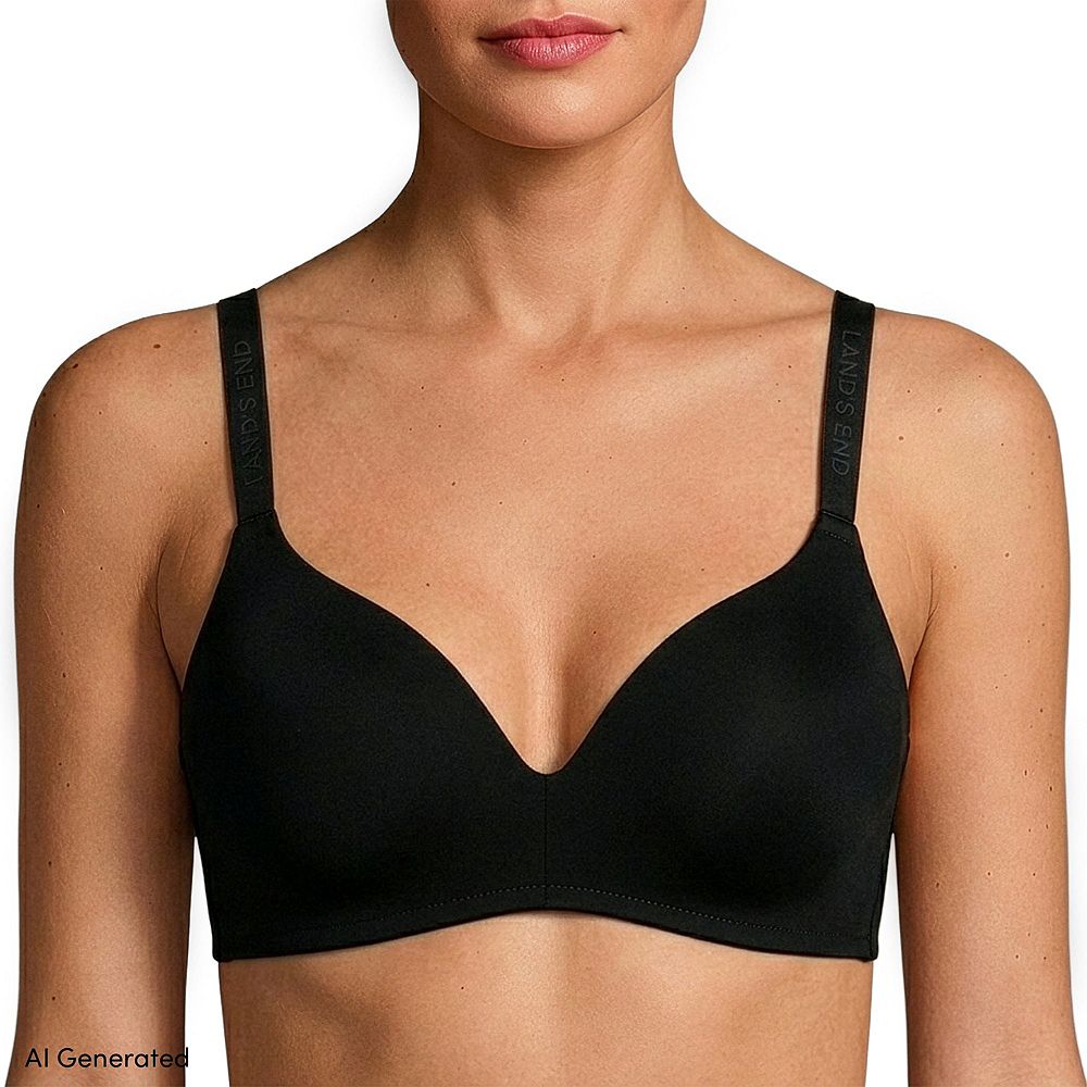 Lands' End Women's Wire free Bra Soft Essential Everyday