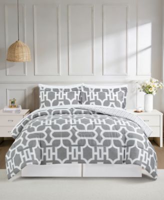 Macy's комплект из 8 предметов микрофибра Emmet Geo