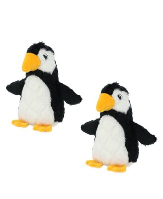 Mighty Jr Arctic Penguin 2 Pack, прочная мягкая игрушка для собак со пищалкой