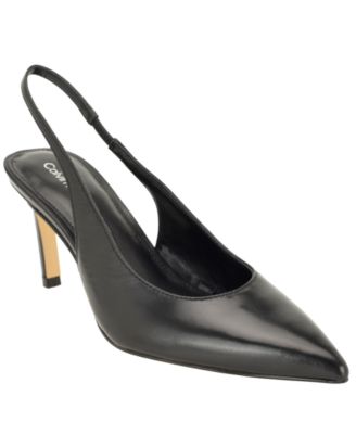 Женские туфли-лодочки Calvin Klein Women's Biancya Leather Pointed Toe Slingback Pumps