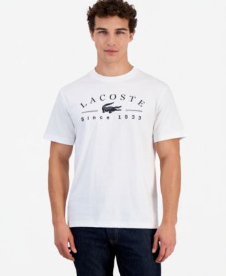 Lacoste Men's Classic-Fit Crewneck Graphic T-Shirt