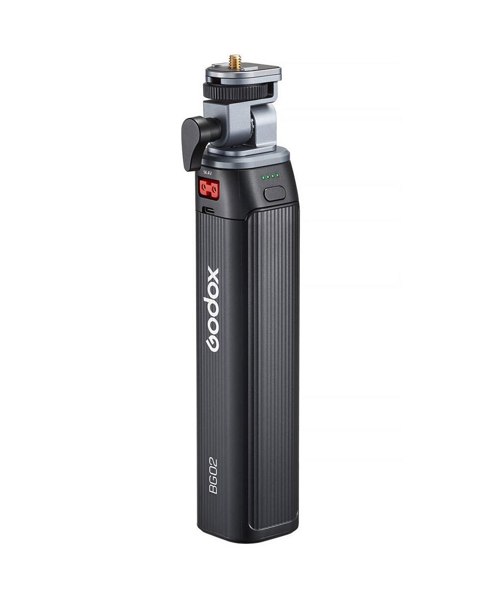 Godox BG02 95Wh Ergonomic-Handheld Battery Grip for Select Godox and Flashpoint Flashes and LED Lights