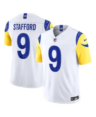Мужская джерси Nike White Los Angeles Rams Vapor F.U.S.E. Stitched Limited Matthew Stafford