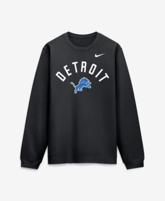 Мужской свитшот Nike Black Detroit Lions Defensive Leader Club Fleece