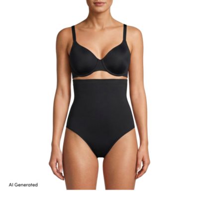 Женские трусики Lands' End High Waist Brief Contour Flex