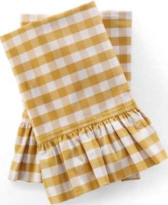 Dijon gold/ivory gingham