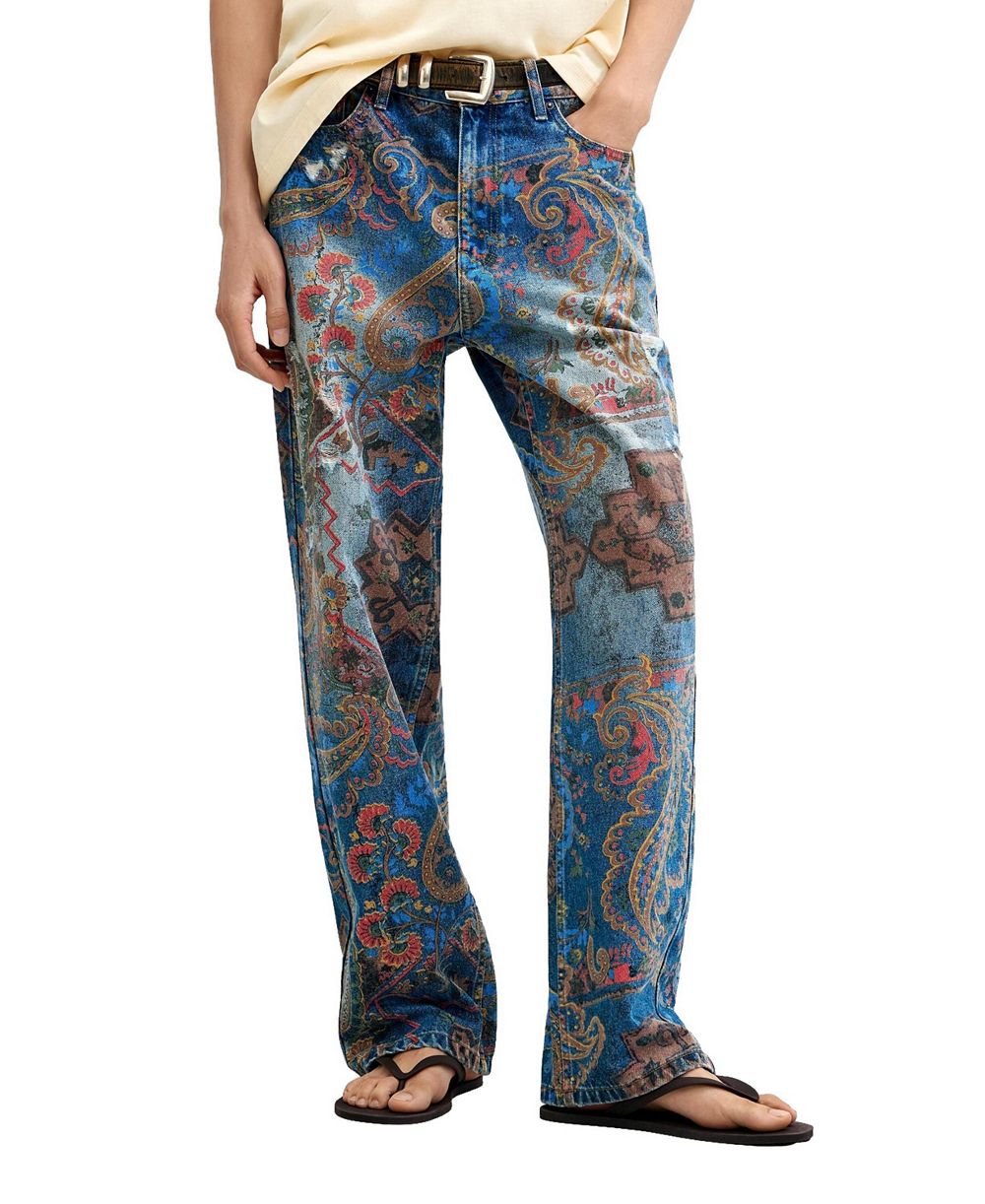 Мужские джинсы с принтом, Desigual