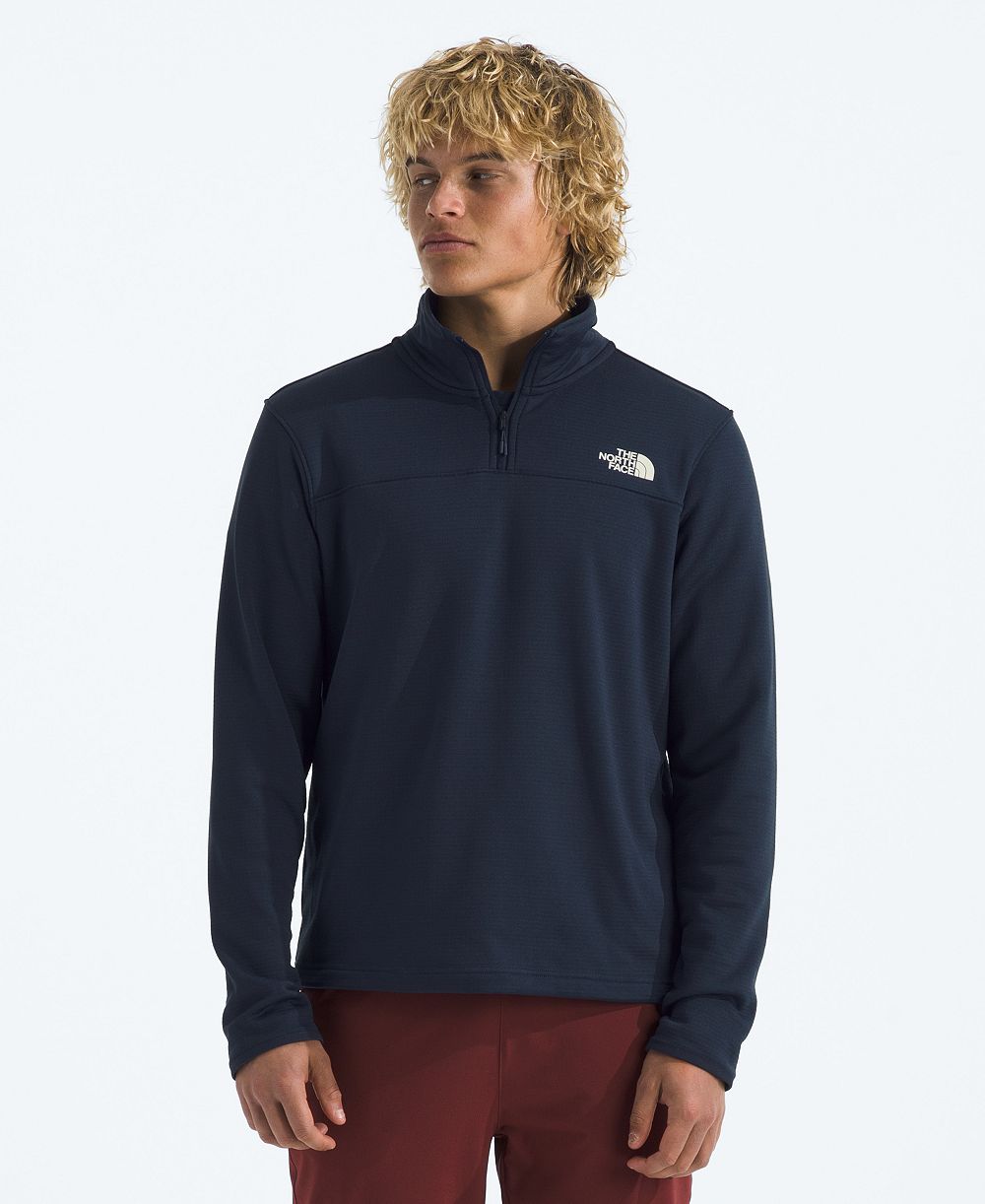The North Face Men's Cedar Trail Grid Quarter-Zip Jacket