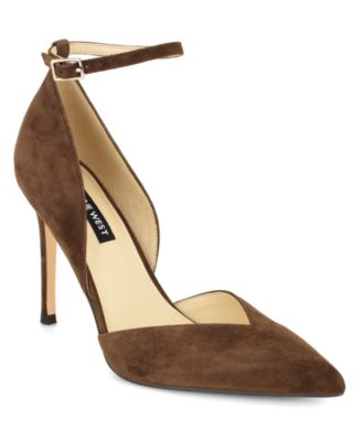 Женские туфли-лодочки на шпильке d'Orsay из замши, Nine West