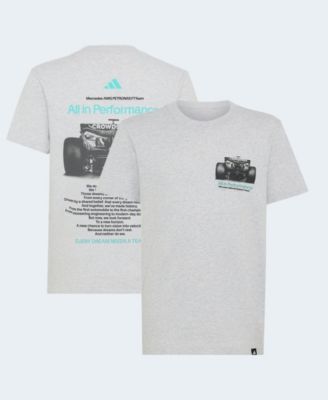 Детская футболка adidas Gray Mercedes-AMG Petronas F1 Team Graphic