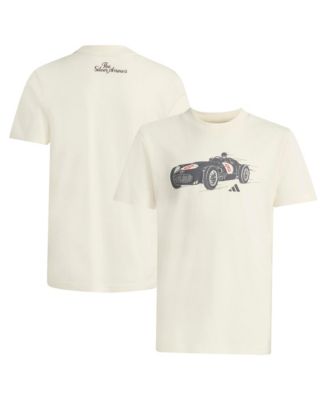 Детская футболка Adidas Mercedes-AMG Petronas F1 Team Silver Arrows Retro Car White