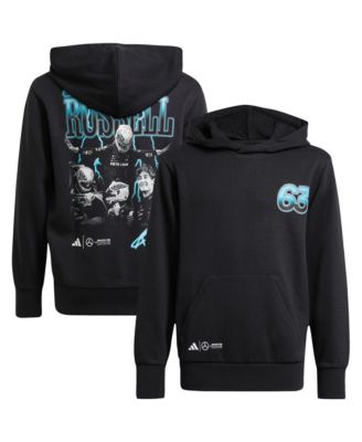 adidas Худи George Russell Mercedes-AMG Petronas F1 Team для мальчиков и девочек
