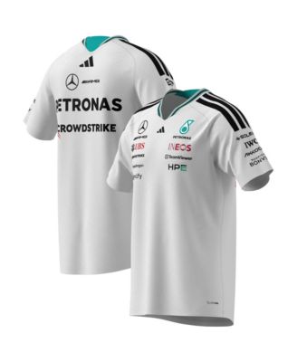 Adidas Мужская джерси Mercedes-AMG Petronas F1 Team 2026 Driver Authentic, белая