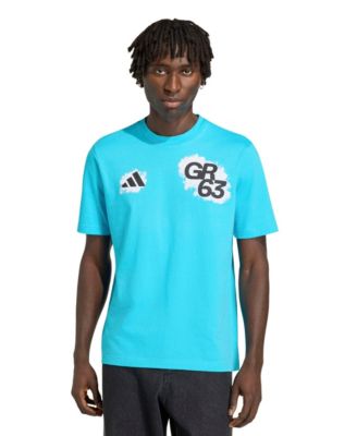 Мужская футболка adidas Blue Mercedes-AMG Petronas F1 Team George Russell Name Number