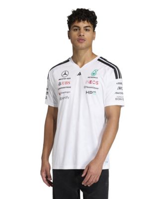 Adidas Men's White Mercedes-AMG Petronas F1 Team 2026 Driver Replica Jersey