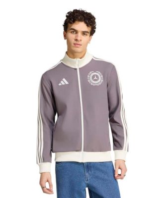 Мужская толстовка Adidas Gray Mercedes-AMG Petronas F1 Team Silver Arrows Icon Full-Zip Track Sweatshirt