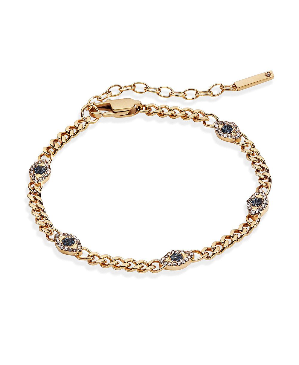 Браслет Alex and Ani Evil Eye Curb Chain Inline