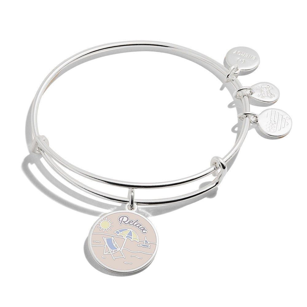 Alex and Ani браслет-браслет с шармом «Счастливой пенсии»