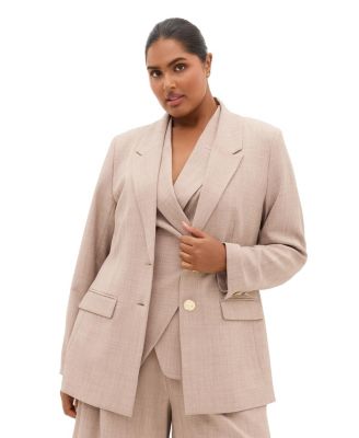 Женский приталенный блейзер CITY CHIC Plus Size Luci Double-Breasted