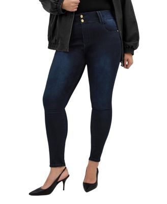 CITY CHIC Women's Plus Size Asha Fit Skinny Leg Short Jean