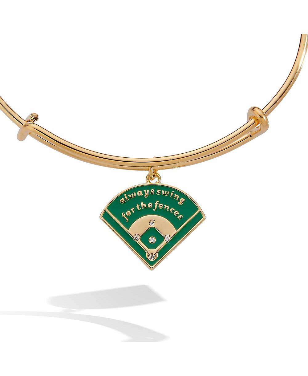 Alex and Ani Always Swing for the Fences Charm браслет-бэнгл