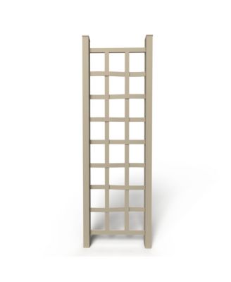 Dura-Trel Inc Elmwood 22 by 75 Inch Indoor Outdoor Garden Trellis with Ground Anchors, Plant Support for Vines, Climbing Plants, Flower and Vegetables