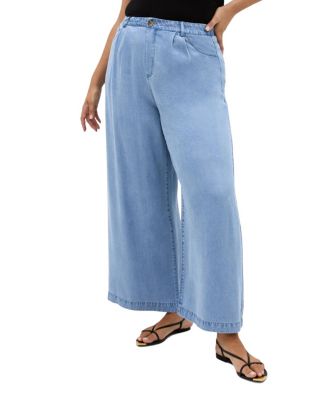 CITY CHIC Plus Size Женские широкие джинсы Evani Soft Denim