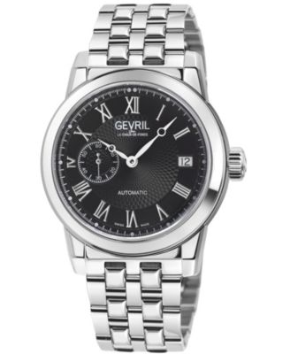 Gevril Мужские швейцарские часы Madison Swiss Automatic Silver Stainless Steel Bracelet